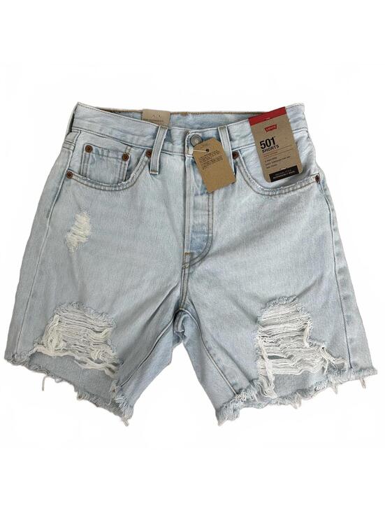 Levi's Pants - Levi's 501 Mid Thigh Distressed Cotton Shorts Shake It Up NWT Size 24